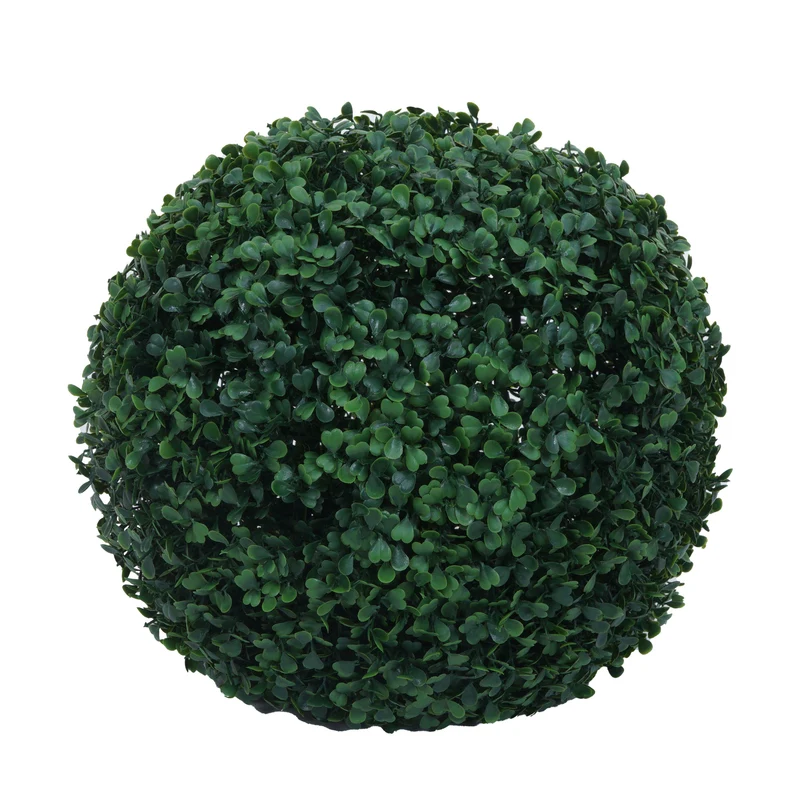 Boule de buis artificielle Ø 33 cm plante décorative intérieur extérieur résistante UV 04_0009194