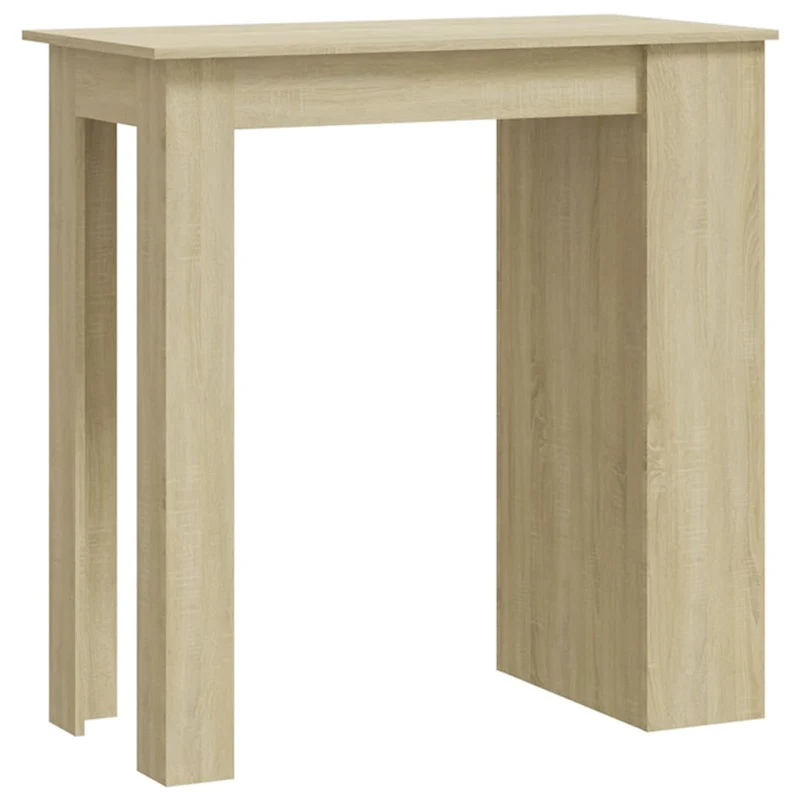 Table d’appoint multifonction avec rangement chêne sonoma 102 x 50 x 103,5 cm beige DEC036329