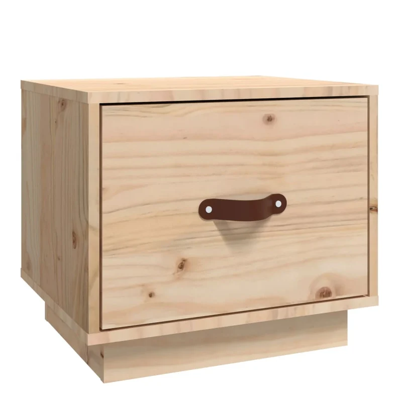 Table de chevet avec tiroir 40 x 34 x 35 cm bois de pin DEC032978