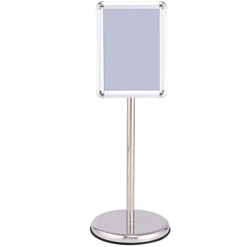 Support d'affichage menu a4 avec pied panneau d'affichage porte-affiche stop hauteur réglable 20_0001123