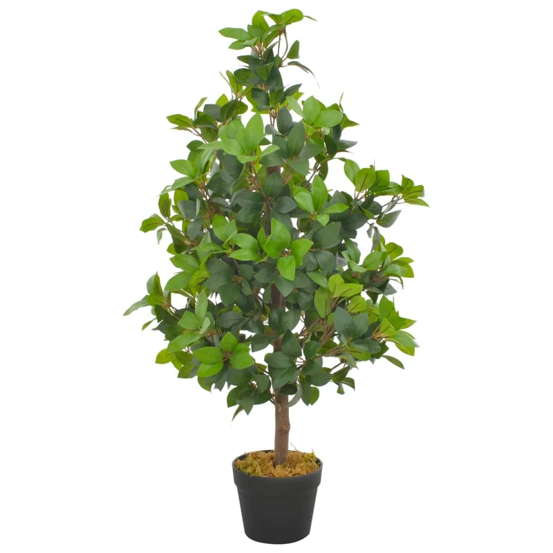 Plante artificielle avec pot laurier vert 90 cm décoration intérieur DEC022023