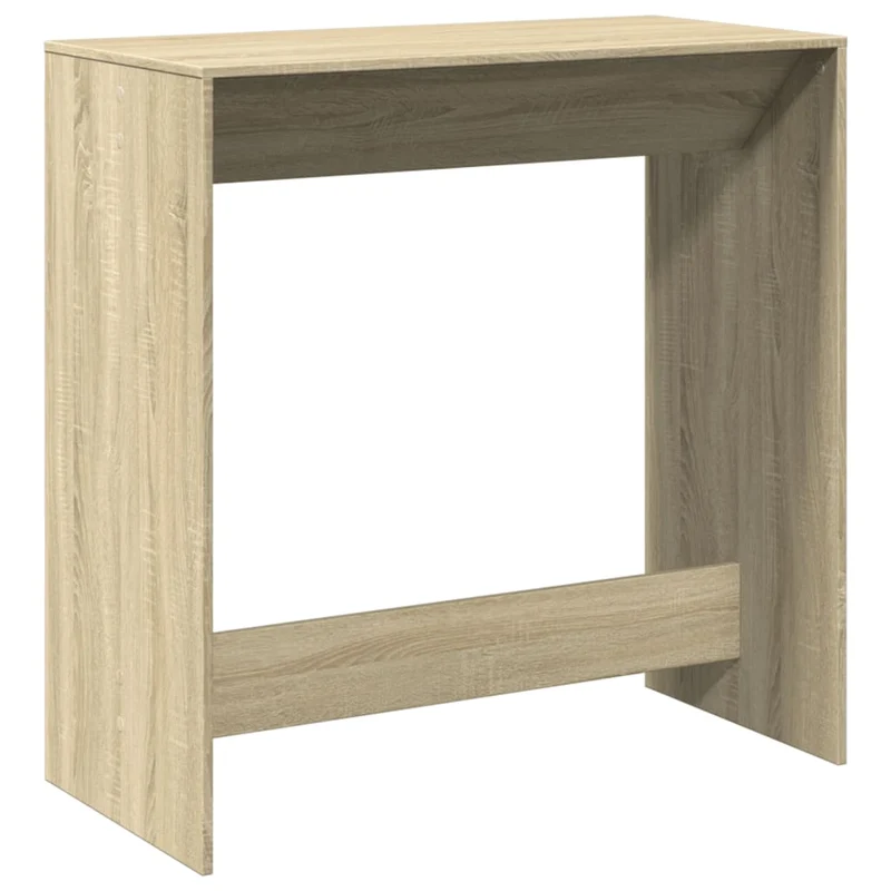 Table d’appoint multifonction 102 x 50 x 103,5 cm bois d'ingénierie couleur chêne DEC036440