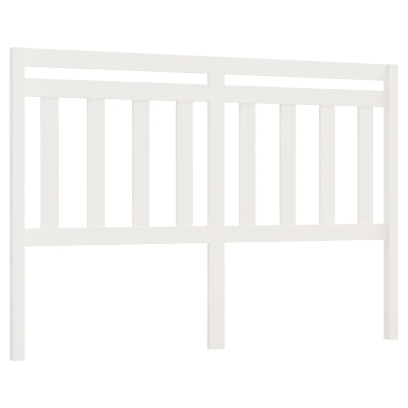 Tête de lit accessoire couchage chambre à coucher meuble 166 x 4 x 100 cm bois de pin blanc TDL0203784