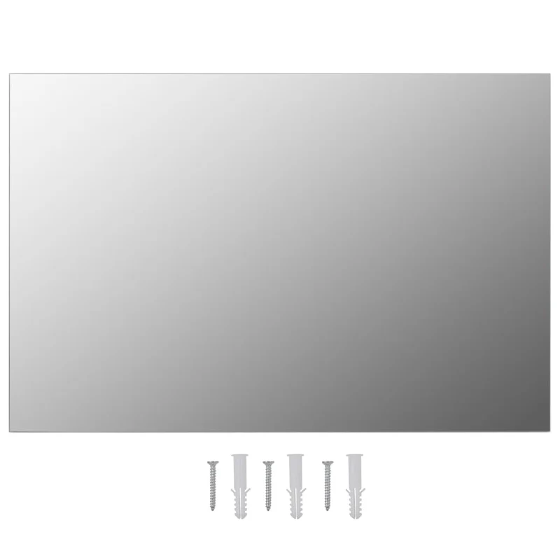 Miroir mural 60 x 40 cm Rectangulaire Verre DEC022697
