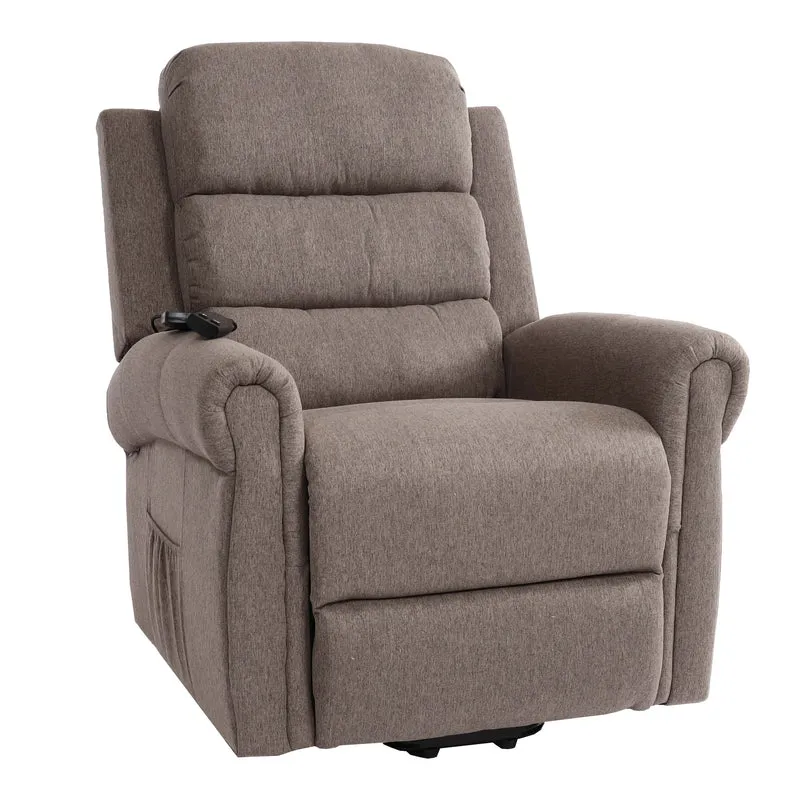Fauteuil relax Fonction de relaxation avec inclinaison aide au lever massage fonction chauffante tissu gris foncé 04_0006893