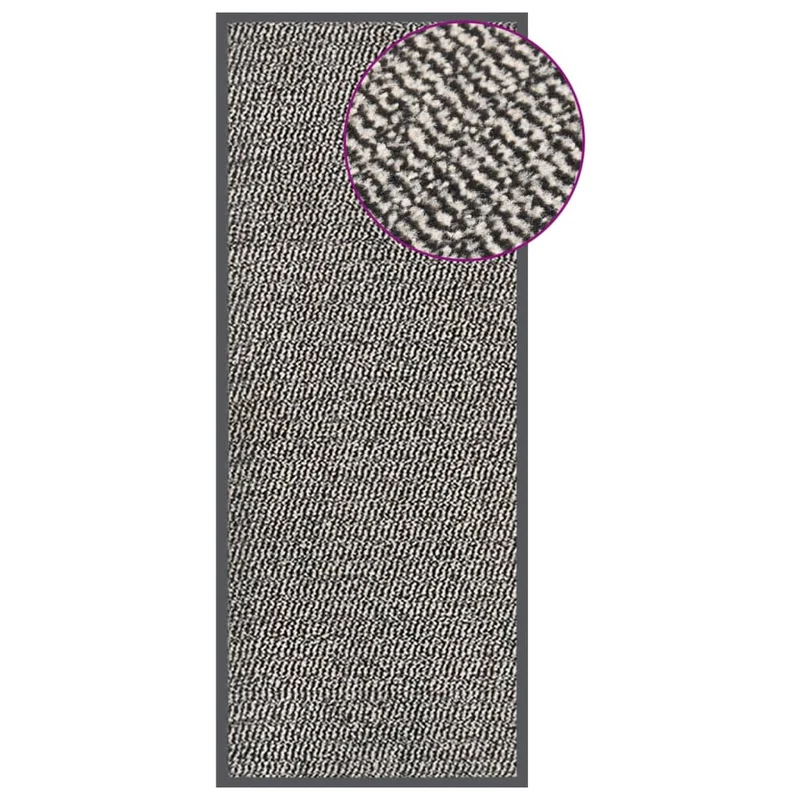Paillasson touffeté 60 x 150 cm PP marron clair et caoutchouc antidérapant DEC040666