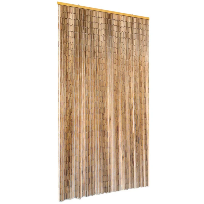 Rideau de porte contre insectes Bambou 100 x 200 cm DEC022197