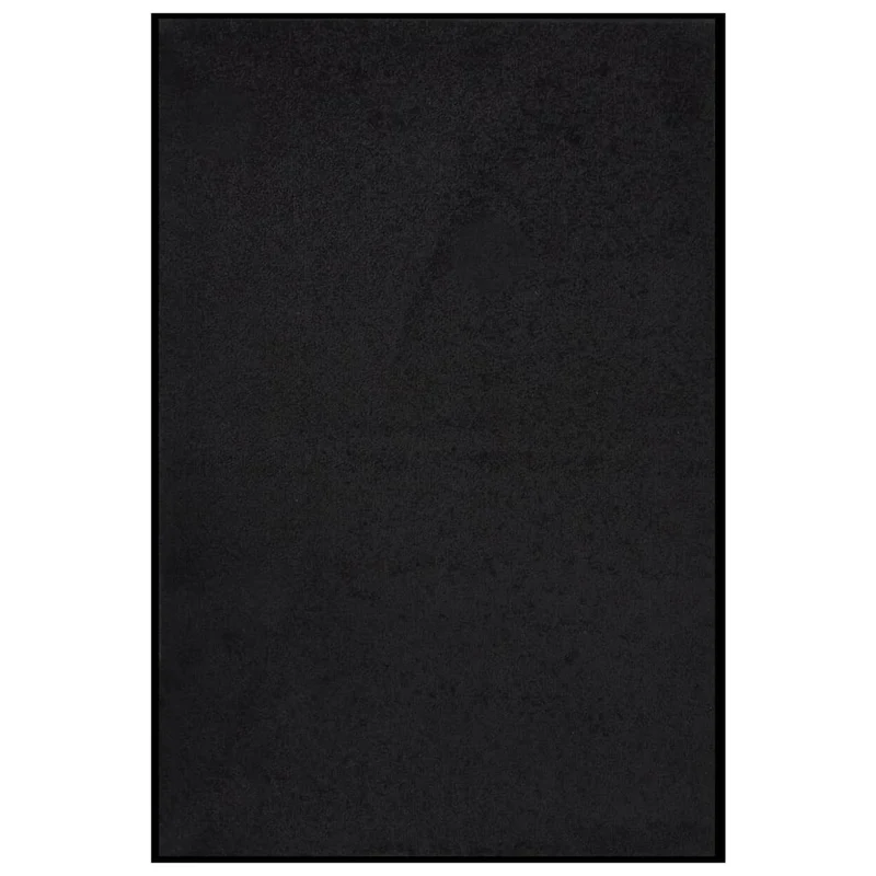 Paillasson dessous antidérapant 80 x 120 cm PP torsadé noir vinyle DEC040634