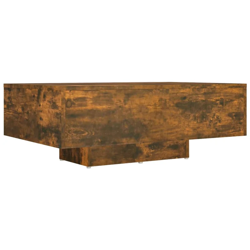 Table basse design moderne et contemporaine 85 x 55 x 31 cm bois d'ingénierie marron DEC038499