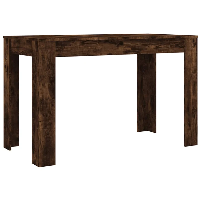 Table de salle à manger design moderne 120 x 60 x 76 cm bois d'ingénierie marron DEC036666