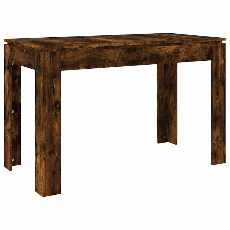 Table de salle à manger design moderne 120 x 60 x 76 cm bois d'ingénierie marron DEC036665