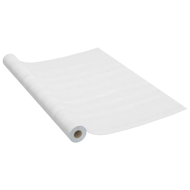 Film autoadhésif pour meubles Bois blanc 500x90 cm PVC DEC022133