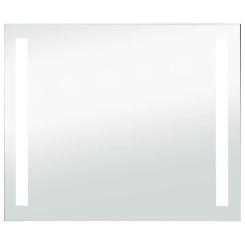 Miroir mural à LED pour salle de bains 80 x 60 cm DEC022587