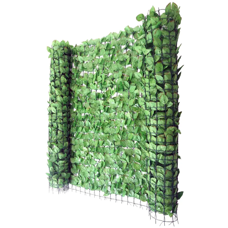 Brise-vue pour balcon revêtement de protection contre le vent pour balcon clôture de terrasse 500x100cm haie en hêtre 04_0001083