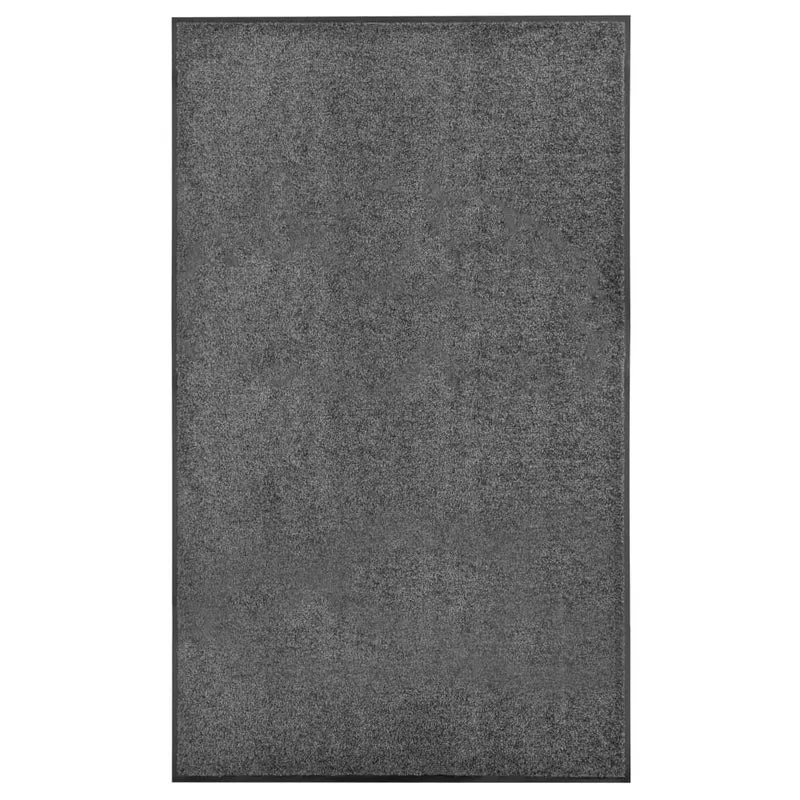 Paillasson lavable Anthracite 90x150 cm DEC023182