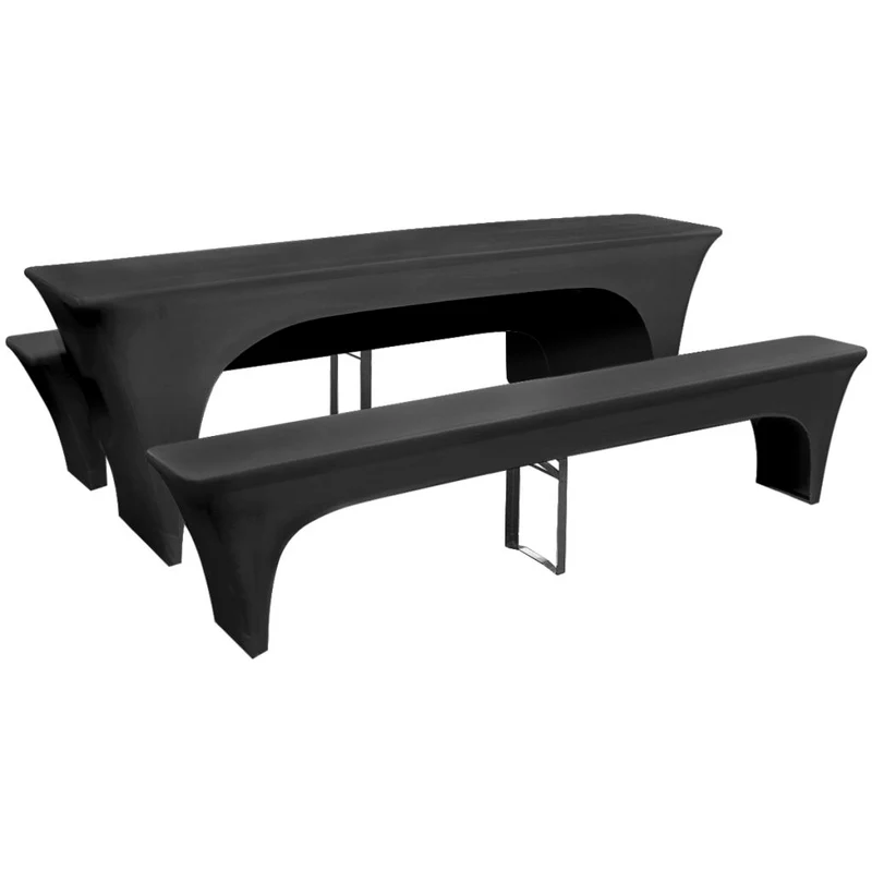 Housse pour table de pique-nique/bancs 3 pièces Anthracite DEC022384