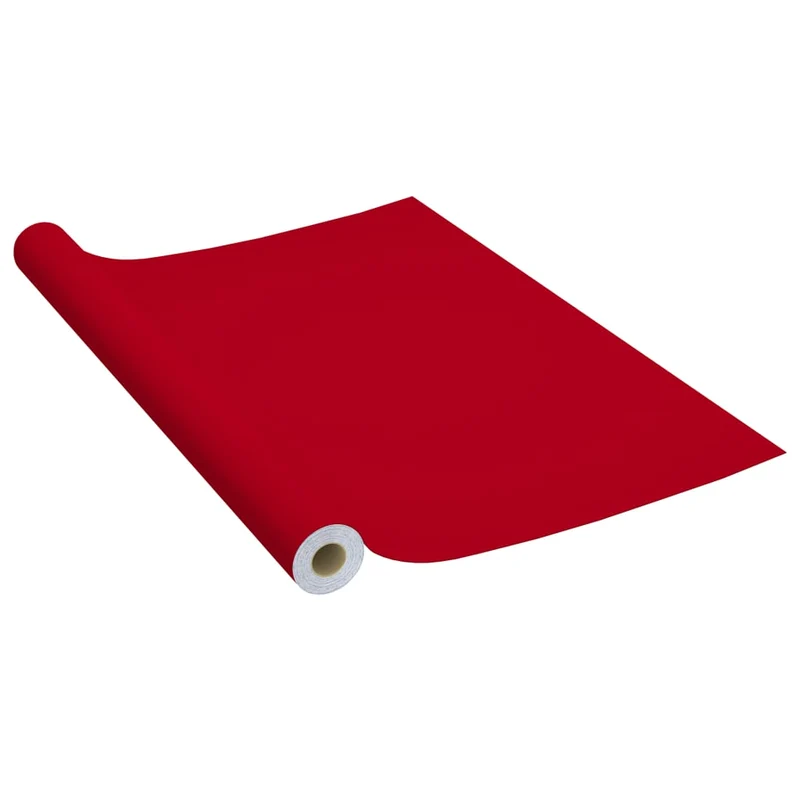 Film autoadhésif pour meubles Rouge 500x90 cm PVC DEC022139