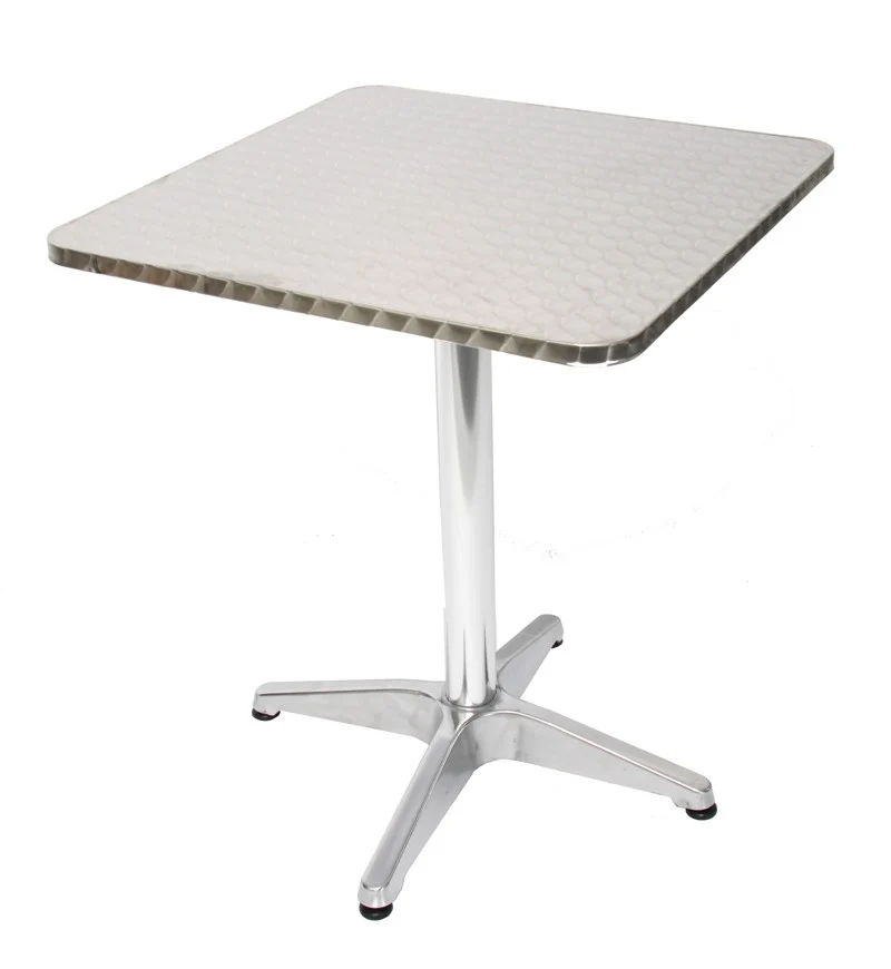 Table de bistrot terrasse bar hauteur 70 cm aluminium MDJ04039