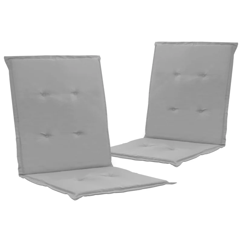 lot de 2 coussins de chaise de jardin 100% polyester ris 100 x 50 x 3 cm DEC021678