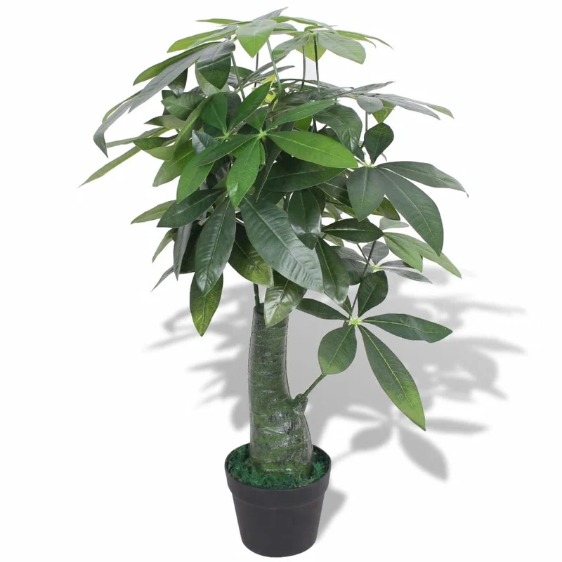 Arbre de la fortune artificiel avec pot 85 cm vert DEC021929