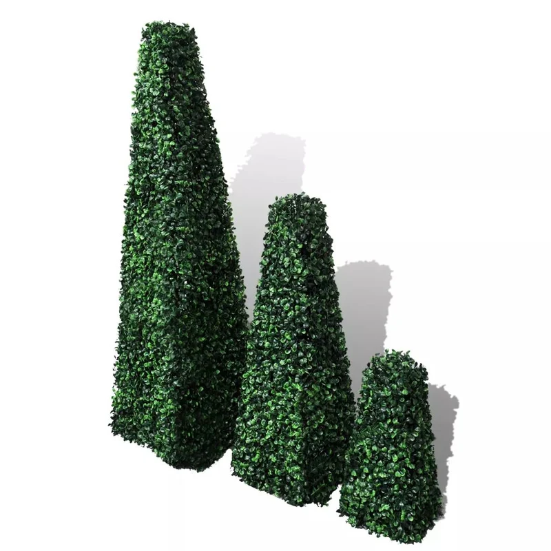 Lotde 3 buis formés artificiels pyramidaux DEC022064