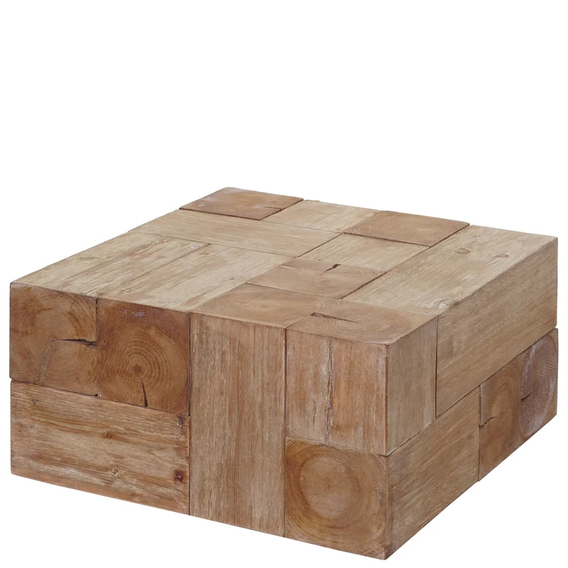 Table basse hwc-a15c table de salon en bois de sapin rustique massif certifié mvg 30 x 60 x 60 cm 04_0008420