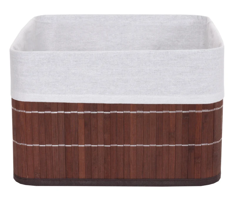 Panier de rangement stockage en bamboo marron 04_0003762