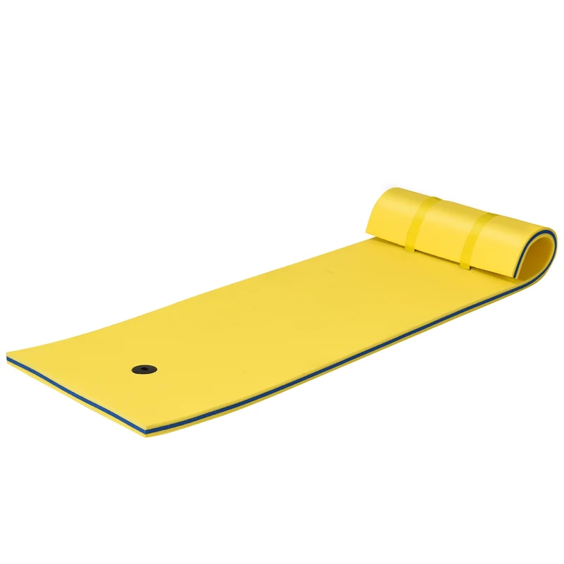 Tapis flottant en mousse xpe 210x66cm 3 couches avec attache élastique de 1,5m capacité portante 60kg 20_0001267