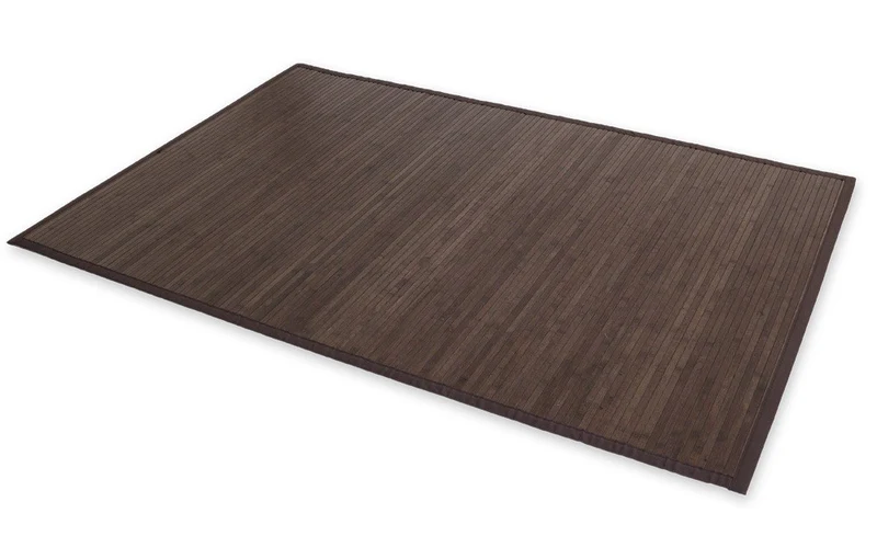 Tapis en bambou brun foncé 60 x 240 cm TAP06098