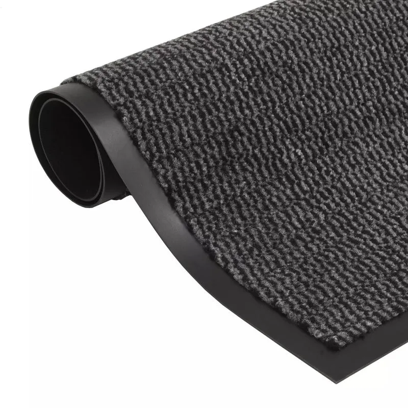Paillasson rectangulaire 90 x 150 cm Anthracite DEC023101