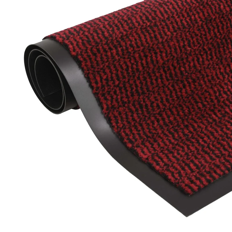 Paillasson rectangulaire 80 x 120 cm Rouge DEC023099