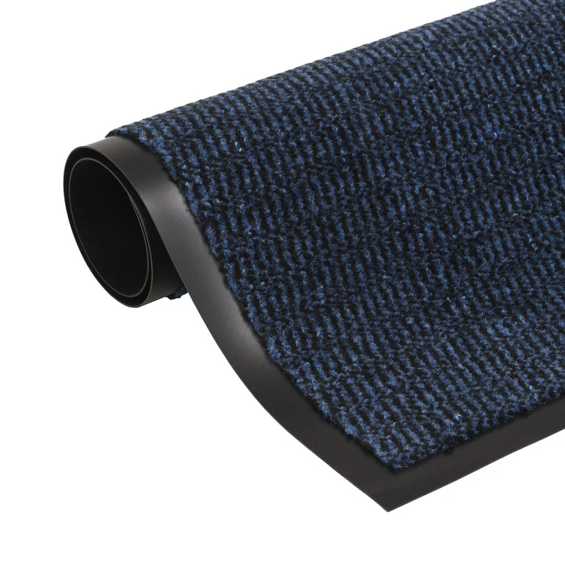 Paillasson rectangulaire 40 x 60 cm Bleu DEC023092