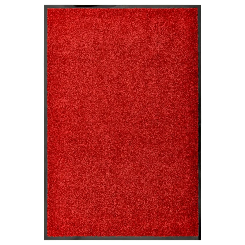 Paillasson lavable Rouge 60x90 cm DEC023184