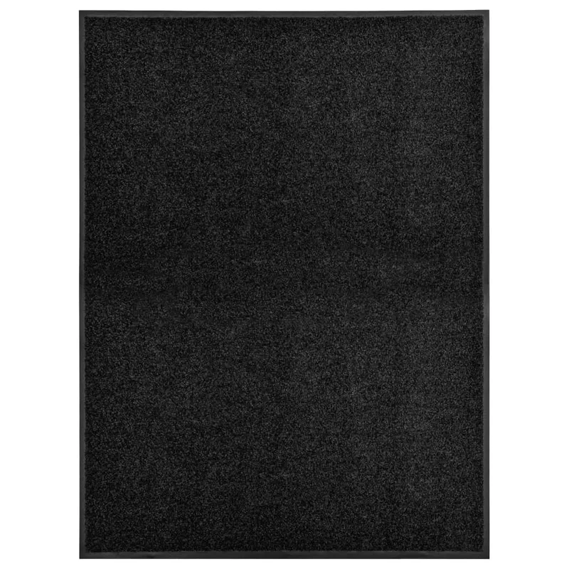 Paillasson lavable Noir 90x120 cm DEC023176