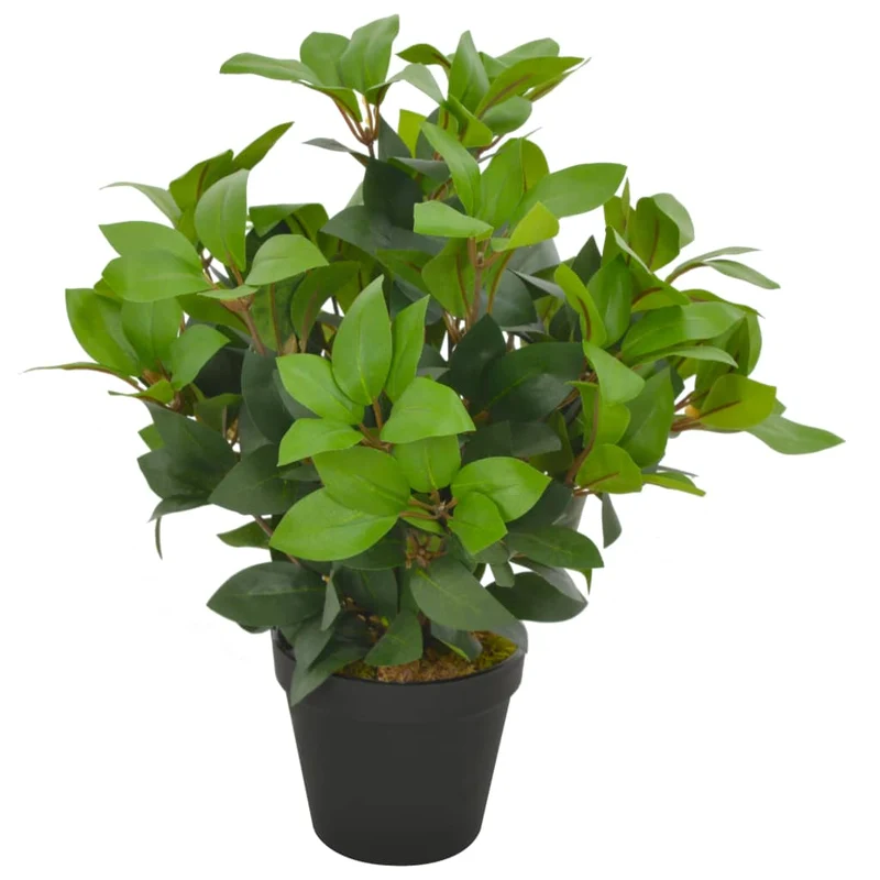 Plante artificielle avec pot laurier vert 40 cm décoration intérieur DEC022022