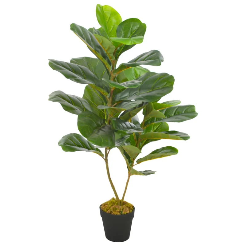 Plante artificielle avec pot feuilles de figuier vert 90 cm décoration intérieur DEC022017