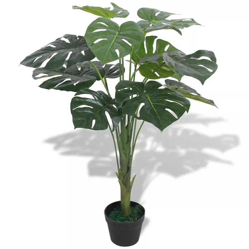 Plante artificielle avec pot monstera 70 cm vert DEC021916