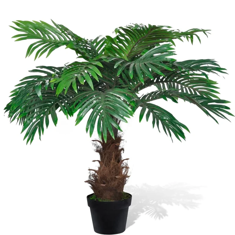 Palmier cycus artificiel plastique avec pot 80 cm DEC021886