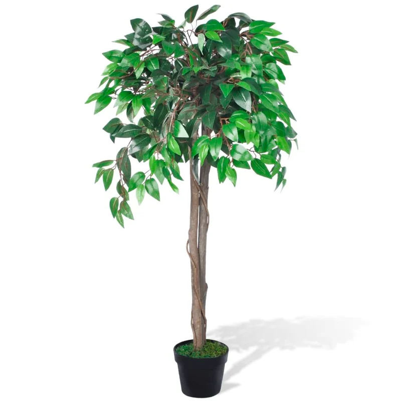 Palmier artificiel plastique avec pot 110 cm vert DEC021892