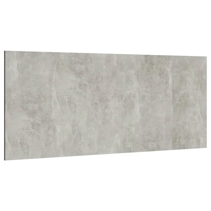 Tête de lit accessoire couchage chambre à coucher meuble 200 x 1,5 x 80 cm MDF gris TDL0203236