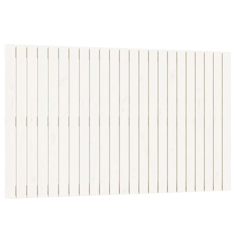 Tête de lit accessoire couchage chambre à coucher meuble murale style palette 147 x 3 x 90 cm bois massif blanc TDL0202716
