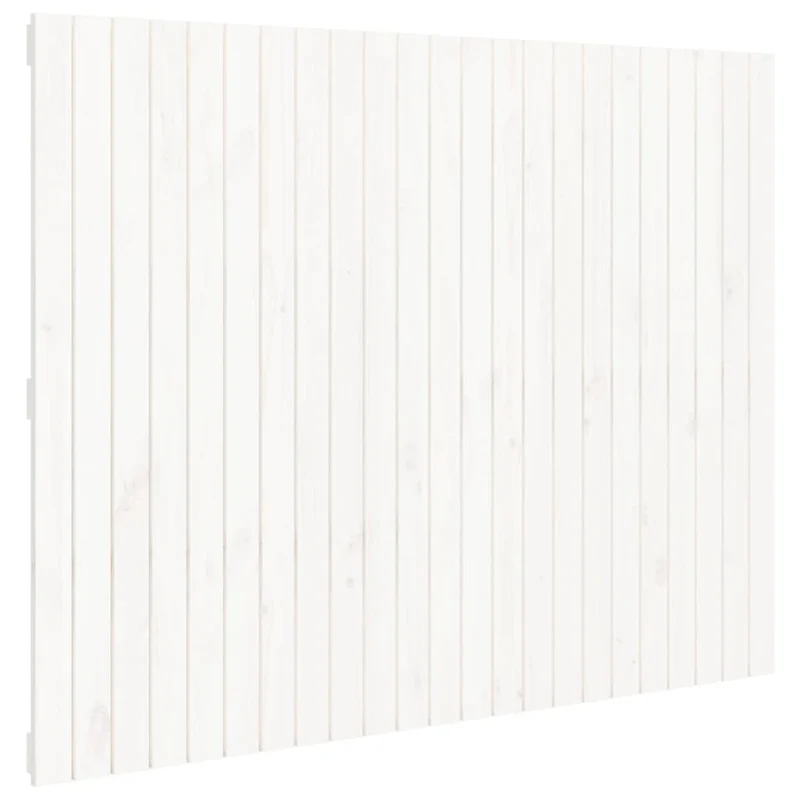 Tête de lit accessoire couchage chambre à coucher meuble murale style palette 146,5 x 3 x 110 cm bois massif blanc TDL0202721