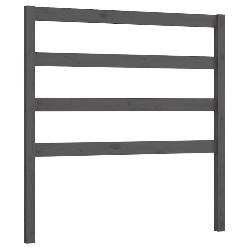 Tête de lit accessoire couchage chambre à coucher meuble 95 x 4 x 100 cm bois de pin gris TDL0203258