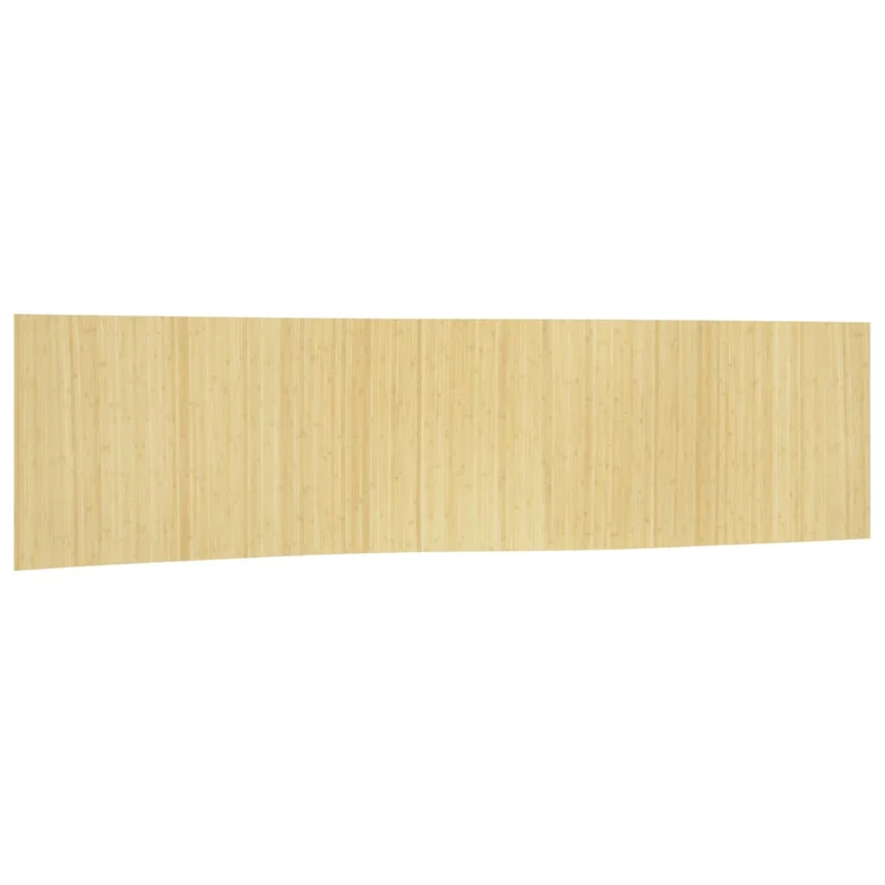 Paravent séparateur de pièce cloison 165 x 800 cm bambou beige DEC031160