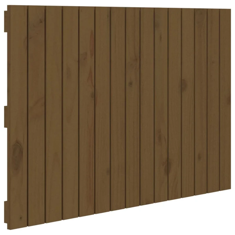 Tête de lit accessoire couchage chambre à coucher meuble murale 95,5 x 3 x 60 cm Bois massif marron clair TDL0202558