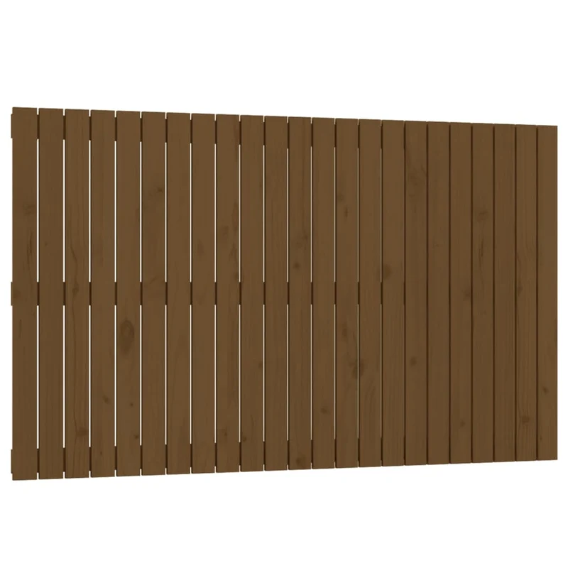 Tête de lit accessoire couchage chambre à coucher meuble murale 147 x 3 x 90 cm Bois massif marron clair TDL0202590