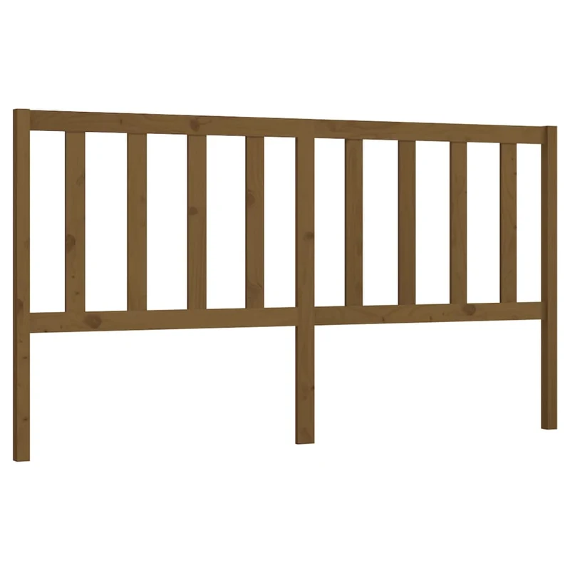 Tête de lit accessoire couchage chambre à coucher meuble 206 x 4 x 100 cm bois massif marron clair TDL0202877