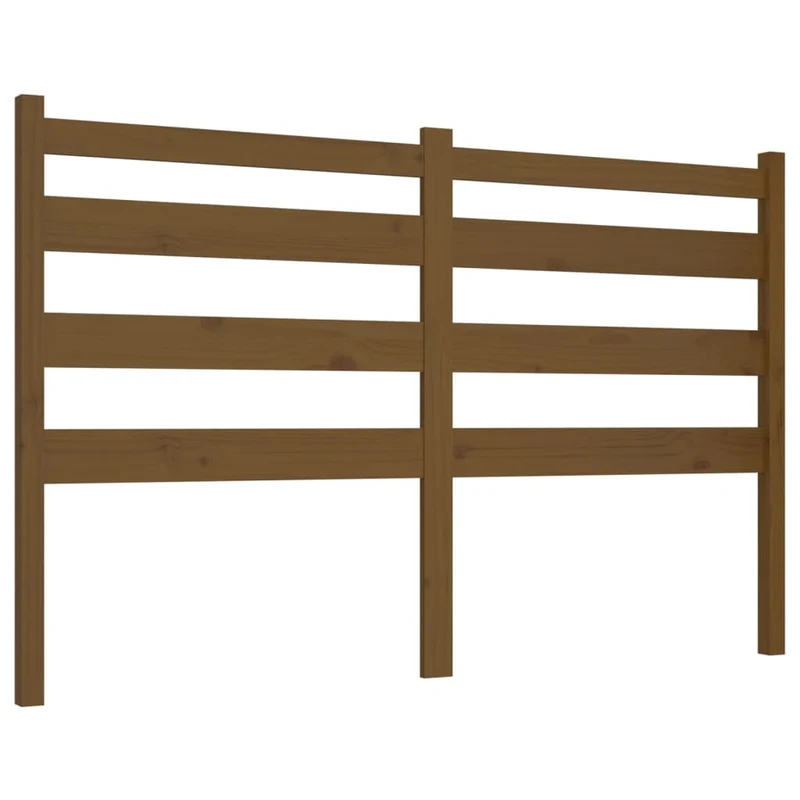 Tête de lit accessoire couchage chambre à coucher meuble 206 x 4 x 100 cm bois massif marron clair TDL0202869