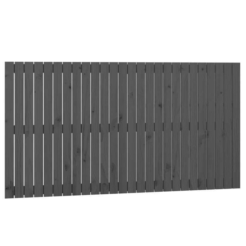Tête de lit accessoire couchage chambre à coucher meuble murale 166 x 3 x 90 cm bois massif gris TDL0202640