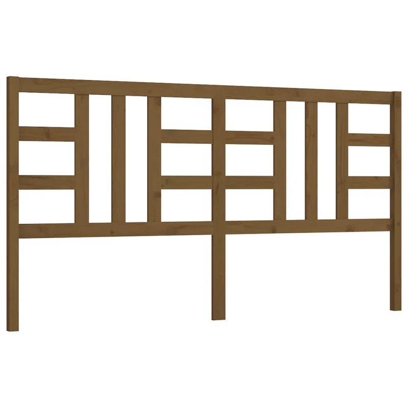 Tête de lit accessoire couchage chambre à coucher meuble 206 x 4 x 100 cm bois massif marron clair TDL0202870